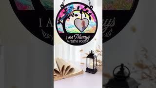 The Light That Leads My Way  Personalized Window Hanging Suncatcher Photo Ornament [upl. by Ollopa]