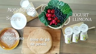 Recepta Pastís de mousse de llimona [upl. by Cousins]