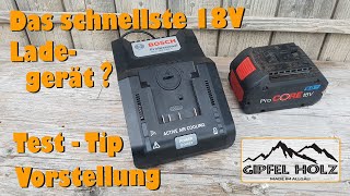 Schnellstes Ladegerät  Bosch GAL 18V 160 C  Bedienung Vorstellung und Test [upl. by Milore]