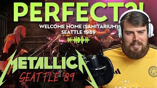 PERFECT  Metallica  Welcome Home Sanitarium  Seattle 1989  REACTION [upl. by Thurston415]