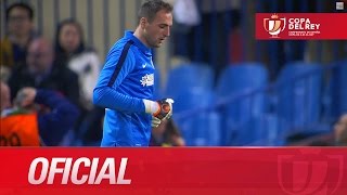 Caras de concentración del Atlético de Madrid en el calentamiento [upl. by Ayoras12]