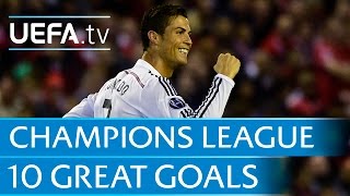 10 great goals from the 201415 UEFA Champions League [upl. by Ettelra698]