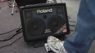 Testing Footswitch with Roland KC110 [upl. by Leizar]