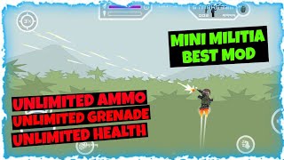 Download Mini Militia Mod Hack  Best Mod Apk  Unlimited Health Grenade Boost  Mini Militia Hack [upl. by Dilisio877]