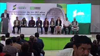 ALCALDE NAVARRO MUÑIZ CELEBRA 257 DE LA FUNDACIÓN DE SOLEDAD DE GRACIANO SÁNCHEZ [upl. by Roose]