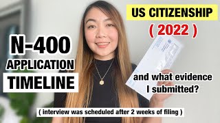 N400 APPLICATION TIMELINE amp REQUIREMENTS SUBMITTED 2022 scheduled interview uscitizenship 🇺🇸 [upl. by Auop756]