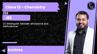 ii Distinguish between ethylamine and diethylamine [upl. by Lletnahs782]