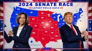 Updated 2024 US Senate Map Predictions Latest Polling Data Democrat vs Republican [upl. by Hurlbut]