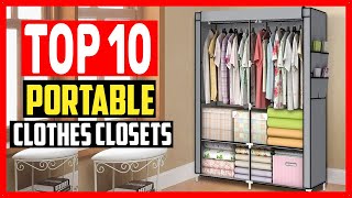 ✅ Top 10 Best Portable Clothes Closets of 2024 [upl. by Zennas]