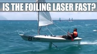 Laser Foiling 19 knots [upl. by Elleniad]