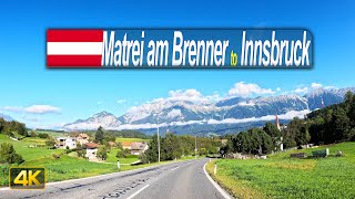 Driving from Matrei am Brenner to the City of Innsbruck Austria 🇦🇹 [upl. by Luoar]