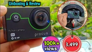 Procus Viper Action Camera Unboxing amp Full Review  Should Be Buy in 2021 [upl. by Hagai]