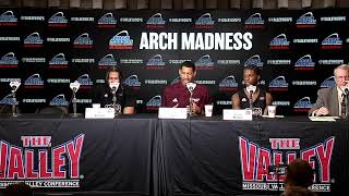 Arch Madness Game 1 Press Conference  Missouri State [upl. by Yruj]