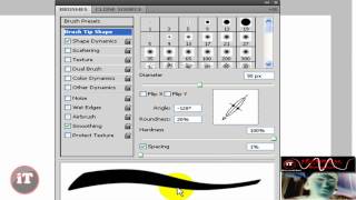 Photoshop Calligraphy Brush Tutorial No Download [upl. by Kra423]