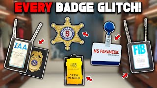 How To Get Every Badge Glitch In GTA 5 Online [upl. by Yntirb]