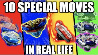 Learning 10 Beyblade Special Moves IN REAL LIFE [upl. by Paule]