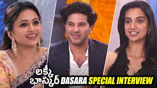 Lucky Baskhar Dasara Special Interview  Dulquer Salmaan Meenakshi Chaudhary Venky Atluri  TFPC [upl. by Dekow292]