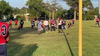 Richmond City High football practices at Westover Hills Elementary on Wednesday September 11 2024 [upl. by Dnalerb336]