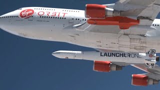 ✈Virgin Orbit Launched a rocket from a Boeing 747😬 [upl. by Alleda]