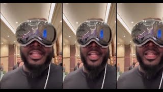 TPain cosigns the Apple Vision Pro amp says he’s wearing it everywhere from now on [upl. by Sanderson703]