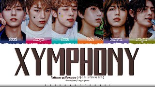 Xdinary Heroes 엑스디너리 히어로즈 XYMPHONY Lyrics Color Coded HanRomEng  ShadowByYoongi [upl. by Beutner]