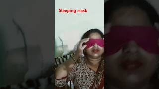 Sleeping mask useful handmade wastematerialcraft harshita gaur [upl. by Jablon]