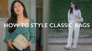 HOW TO STYLE CLASSIC BAGS Handbag SECRETS Everyone Should LEARN [upl. by Ardeen]