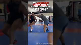 Jon Jones amp Olympic Medalist J’Den Cox GO OFF Against Each Other 👑 [upl. by Naniac]