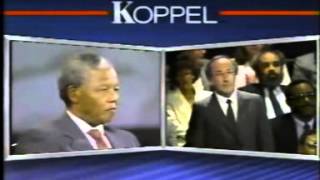 1990 Town Hall Meeting With Nelson Mandela New York USA [upl. by Ellennahs195]