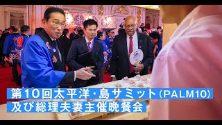 第１０回太平洋・島サミット（ＰＡＬＭ１０）及び 総理夫妻主催晩餐会 岸田総理 [upl. by Hazmah984]