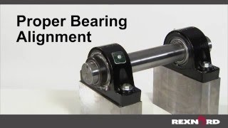 Proper Bearing Alignment with Rexnord [upl. by Hgielah]