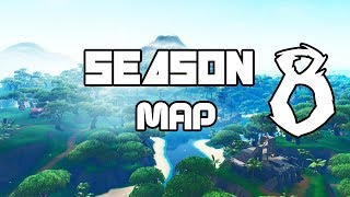 FORTNITE SEASON 8 MAP MONTAGE  Tikret [upl. by Nnaj680]