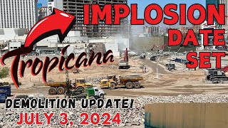 TROPICANA DEMOLITiON UPDATE Major BUILDINGS Reduced to RUBBLE [upl. by Alphonso]