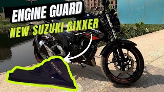 Engine Guard for New Suzuki Gixxer  Price and Details  Custom Engine Guard  Gixxer 2022 [upl. by Aneertak48]