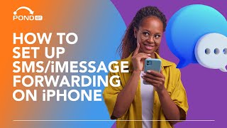 How to Forward SMS and iMessages from an iPhone to Another Phone [upl. by Knah535]