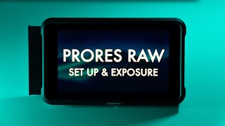 Setting up PRORES RAW on the a7siii and Ninja V and monitoring for exposure [upl. by Renelle306]