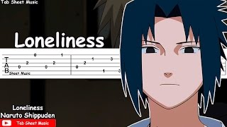 Naruto Shippuden OST  Loneliness Kodoku Guitar Tutorial [upl. by Chrisman283]