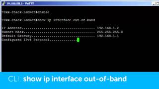 PowerConnect 5500 Assign and change management IP [upl. by Jacinto]