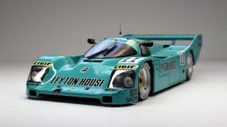 Building a Scale Model Hasegawa Leyton House Porsche 962C [upl. by Pelagias]