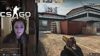 GAMER GIRL CSGO Comp [upl. by Airdnaxila836]