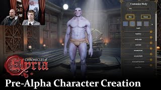 Chronicles of Elyria  Character Creation  PreAlpha Live Walkthrough [upl. by Zeph]