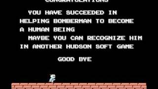 NES Bomberman ending [upl. by Nylyrehc14]