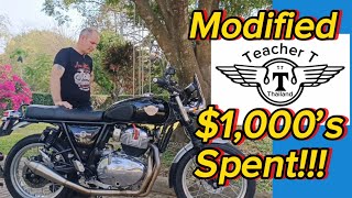 Modified Royal Enfield INTERCEPTOR 650 Performance Upgrades [upl. by Relyuc529]