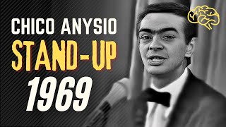 CHICO ANYSIO fazendo STANDUP COMEDY em 1969 [upl. by Zildjian642]