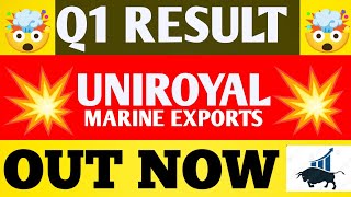 Uniroyal Marine Q1 Results 2025  Uniroyal Marine Results Today  Uniroyal Marine share news today [upl. by Lizzy]