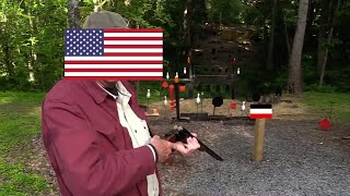 American Soldiers using trench shotguns against the Germans WW1 colourized [upl. by Gujral]