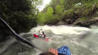 Nantahala Cascades Whitewater Kayaking 2015 Spring Fling 550 CFS [upl. by Massarelli]