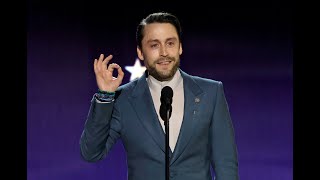 Kieran Culkin wins quotBest Actor in a Drama Seriesquot at the 29th Annual Critics Choice Awards [upl. by Sezen]