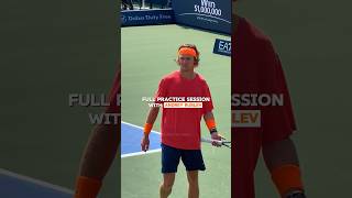 Tennis Player Andrey Rublev Full Training Routine 🎾 Essential drills to do before your matches [upl. by Godrich]