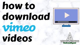 How to Download Vimeo Videos No Software Required  Download Vimeo Video [upl. by Yedsnil]